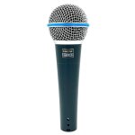 Bta 58a - microphone dynamique cardiode beta 58a smile pour chant sur scne microphone filaire professionnel ...