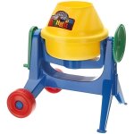 Betonniere plastique 23x21x26cm pour enfant - outil de chantier, bricolage - jouet bac a sable, imitation ...