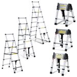 Bettizia escabeau 6 marches telescopique echelle telescopique 20 + 17m escabeau pliable télescopique ... Bettizia escabeau 6 marches telescopique echelle telescopique 20 + 17m escabeau pliable télescopique ...
