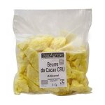 Beurre de cacao artisanal cru bio 1kg