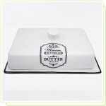 Beurrier en c�ramique blanche - forme ergonomique mr20030 - 45