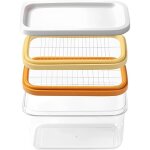 Beurrier avec couvercle pour comptoir beurrier herm�tique bo�te rectangulaire de rangement pour fromage ...