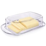 Beurrier - excellent houseware - plastique transparent - 175x115x45 cm - couvercle inclus