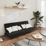 Bewi®canapé - lit / sofa bed - 2 personnes - clic - clac 2 places noir velours &fr14029 Bewi®canapé - lit / sofa bed - 2 personnes - clic - clac 2 places noir velours &fr14029