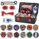 Bey burst turbo blade kit 12 en 1 - toupies de combat avec bo�te et lanceurs