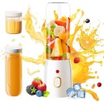 Beyawl mini blender portable 450ml mixeur �lectrique avec 10 lames 2 tasses 21000r / min 1500mah usb ...