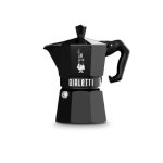 Cafetire moka - bialetti - moka exclusive - 3 tasses - noir - aluminium