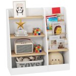Biblioth�que pour enfant - aiyaplay - rangement livre enfant 4 niveaux - support � livres - grille de ...