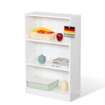 Bibliothèque maine Étagère blanche sur pied en bois à 3 / 4 / 6 étages blanc 60 x 24 x 93 cm (3 étages) ... Bibliothèque maine Étagère blanche sur pied en bois à 3 / 4 / 6 étages blanc 60 x 24 x 93 cm (3 étages) ...