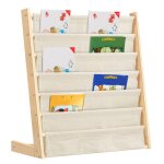 Bibliothque style scandinave en bois de enfant pour rangement de salon - errolves - bois - 75 * 30 * ...