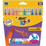 Bic kids visaquarelle 10 feutres de coloriage