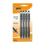 Bic - stylo bu3 grip confort dcriture noir x 4 pcs
