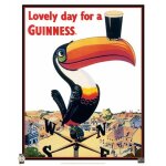 Biere - guinness - toucan - 40x51cm - affiche / poster Biere - guinness - toucan - 40x51cm - affiche / poster