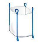 Big bag ouvert 90x90x90 cm 1000kg sac gravats réutilisable Big bag ouvert 90x90x90 cm 1000kg sac gravats réutilisable