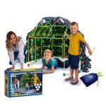 Jeu de construction - big minds - cabane enfant - 45 pi�ces - brille dans le noir - sac de transport ...