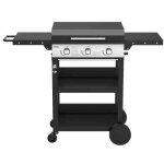 Bighorn plancha gaz de 3 brûleurs avec chariot et couvercle 7. 2kw Bighorn plancha gaz de 3 brûleurs avec chariot et couvercle 7. 2kw