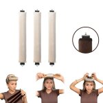 Bigoudis pour boucler les cheveux sans chaleur beige