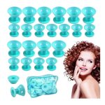 Bigoudis rollers - ensemble de 40 bigoudis magiques en silicone pour la nuit grands bigoudis des boucles ... Bigoudis rollers - ensemble de 40 bigoudis magiques en silicone pour la nuit grands bigoudis des boucles ...