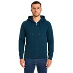 Bill tornade gilet � capuche en laine m�lang� quebec bleu denim homme