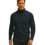 Bill tornade pull col roul en laine mlang quebec bleu marine homme