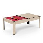 Billard amricain convertible table 6places kitbill 6ft 2065x1165x80cm plateau et accessoires inclus ...