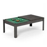 Billard amricain convertible table 6places kitbill 6ft 2065x1165x80cm plateau et accessoires inclus ...