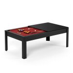 Billard amricain convertible table 6places kitbill 6ft 2065x1165x80cm plateau et accessoires inclus ...