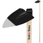 Binnete - houe de jardin en acier 115 cm avec manche en bois 138 mm x 110 mm - kotarbau