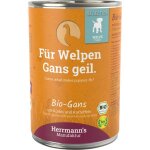Bio gans avec courge et pommes de terre 400g nourriture humide pour chiens herrmann Bio gans avec courge et pommes de terre 400g nourriture humide pour chiens herrmann