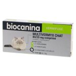 Vermifuge - biocanina - multivermyx - 2 comprim�s - traitement des infestations - chats