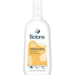 Biolane - creme solaire bebe spf 50 - 200ml - haute protection contre uva et uvb - peaux sensibles - ...