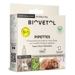 Biovetol - antiparasitaire - pipettes chat / chaton bio - 1ml (x3 + 1) Biovetol - antiparasitaire - pipettes chat / chaton bio - 1ml (x3 + 1)