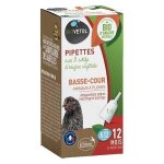 Biovetol - pipettes antiparasitaires basse - cour - antiparasitaire bio certifi ecocert - anti - puces ...