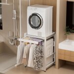 Biplut armoire �tag�re pour machine � laver salle de bain �tag�re pour lave - linge s�chant 63 * 73 * ...
