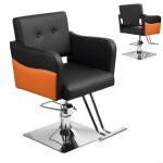 Biplut chaise de coiffure r�glable en hauteur et rotative � 360� fauteuil de coiffeur dossier r�glables ...