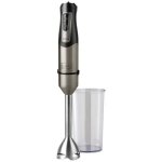 Black & decker - mixeur plongeant pied inox 1200w - gris