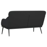 Black friday banc salon - jill - banquette / coffre - noir 110x76x80 cm - similicuir bb286