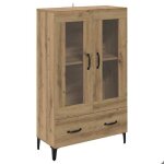 Black fridayhaut armoire / cabine cuisine vidaxlplacard avec tiroir ch�ne artisanal - 70x31x115 cmvidaxlpour ...