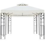 Black month belv�d�re anti - uv - burke - tonnelle ext�rieure - � double toit - blanc 6x3 m acier lv463 ...