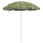 Black month parasol de plage - solomon - r�sistant au vent - vert 206 x 206 x 212 cm polyester et m�tal ...