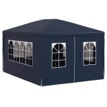 Black month tonnelle pliante - burke - tente / barnum anti - uv - 3x4 m bleu lv720