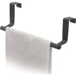 Black porte serviettes torchons sur porte barre acier inox suspendre sur porte de placard installation ...