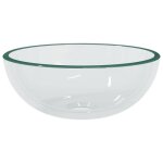 Black week - vasque � poser / vasque suspendu - neuf lavabo verre tremp� - 30x12 cm transparent fr12 ...