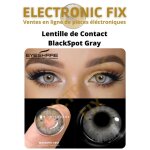 Blackspot gray lentilles de contact cosmtiques colores yeux multicolores pupilles de beaut blackspot ...