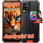 Blackview bv4800 pro smartphone incassable 656 orange - 12 go (4 + 8) / 128 go android 14 ip68 / ip69k ...