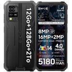 Smartphone robuste blackview bv4800 pro t�l�phone portable incassable12go + 128go6565180mahip68 / ip69kdual ...