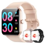 Blackview montre connect�e femme avec appels bluetooth 3 bracelets gestion de la sant� �tanche 5mrose ...