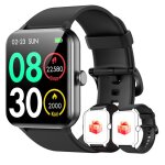 Blackview montre connect�e homme femme avec appels bluetooth 3 bracelets gestion de la sant� �tanche ...