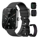 Blackview montre connecte homme rpondez / passez des appels cardio / spo2 / sommeil ip68 3 bracelets ...