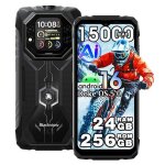 Blackview rock 1 - smartphone incassable double �cran 656 24go ram + 256go 15000mah nfc noir